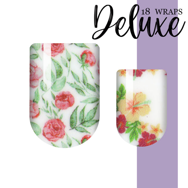 Tropical Rose Deluxe Nail Wrap