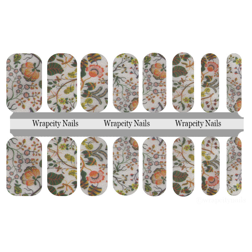 Vintage Tapestry Nail Wrap Wrapcity Nails