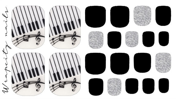 Watch Where You Clef Savour Pedi Nail Wrap